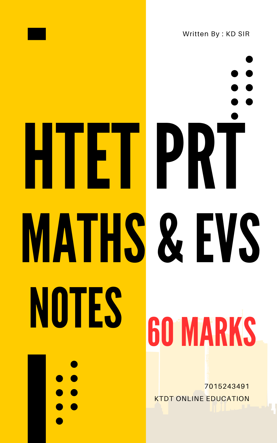 HTET PRT MATHS & EVS NOTES 60 MARKS